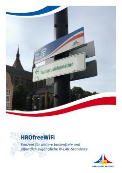 HROfreeWiFi-Konzept (Deckblatt) HROfreeWiFi-Konzept (Deckblatt)