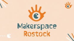 Logo Makerspace der Stadtbibliothek Rostock