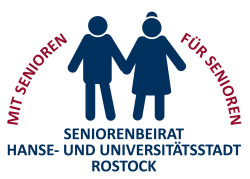 Logo Seniorenbeirat Hanse- und Universitätsstadt Rostock, Mit Senioren für Senioren