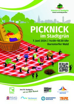 Plakat "Picknick im Stadtgrün 2024"