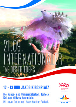 Plakat "Internationaler Tag des Friedens 2022"