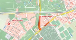 Verkehrsfreigabe in der Rennbahnallee, kurzzeitige Vollsperrung in der Satower Straße.