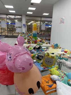 "Schätzchen"-Spielzeugtausch