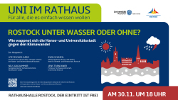UNI IM RATHAUS: Rostock unter Wasser oder ohne?