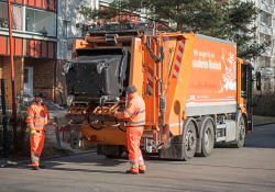 Stadtentsorgung Rostock - Entleerung der Tonnen