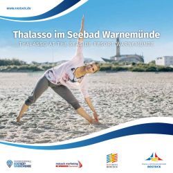 Cover der neuen Broschüre "Thalasso im Seebad Warnemünde"