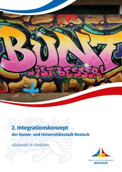 Titel "2. Integrationskonzept der Hanse- und Universitätsstadt Rostock"