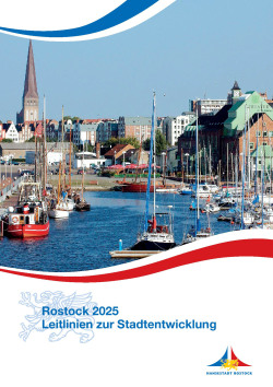 Titelblatt, Rostock 2025, Leitlinien zur Stadtentwicklung