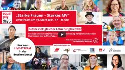 YouTube Onlineforum Equal Pay Day „Starke Frauen – Starkes MV“ 