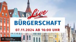 Live-Übertragung der Bürgerschaftssitzung am 7. November 2024