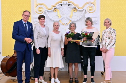 Silke Bull und Cornelia Fritzsche, Inhaberinnen der HuBZ OHG, sind Rostocker Unternehmerinnen des Jahres 2023.