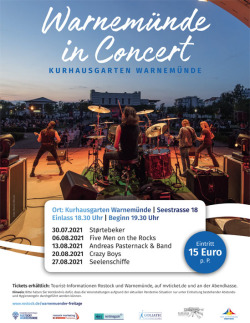 Plakat „Warnemünde in Concert“