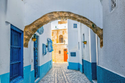 The alleys of the Kasba of Bizerte