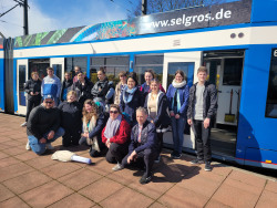 Teilnehmer der Jugendbegegnung vom 11. bis 14. April 2023 in Rostock