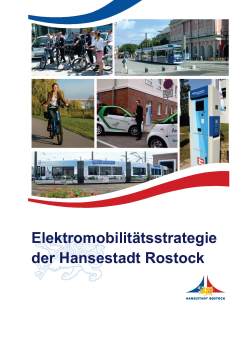 Strategie und Aktionsplan zur Förderung der Elektromobilität Strategie und Aktionsplan zur Förderung der Elektromobilität