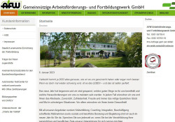 Internetauftritt Arbeitsförderungs- und Fortbildungswerk