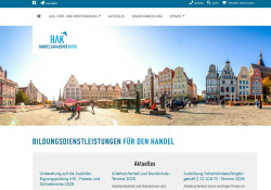 Internetauftritt Handelsakademie des Einzelhandelsverbandes Nord-Ost GmbH