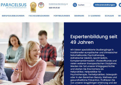 Internetauftritt Deutsche Paracelsus Schulen für Naturheilverfahren GmbH