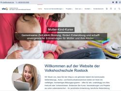 Internetauftritt Volkshochschule der Hanse- und Universitätsstadt Rostock