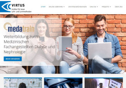 Internetauftritt Virtus Institut für neue Lehr- und Lernmethoden