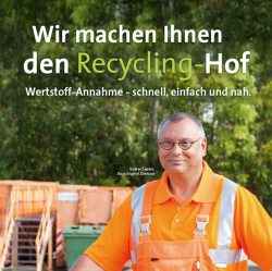Wir machen Ihnen den Recycling-Hof (Plakat)