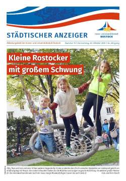 Titelseite der Ausgabe 10/2025 des Städtischen Anzeigers vom 30. Oktober 2025