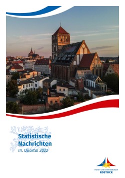 Statistische Nachrichten III. Quartal 2022