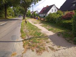 Grünanlagen an der Hinrichsdorfer Straße.