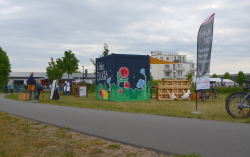 BUGA-Container im WarnowQuartier.