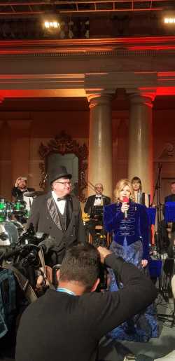 Benefizball Rijeka 2019: Vojko Obersnel, Bürgermeister von Rijeka, und Kolinda Grabar Kitarovic, Präsidentin Kroatiens