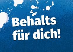 CityCard: Behalts für dich! (Vorderseite)