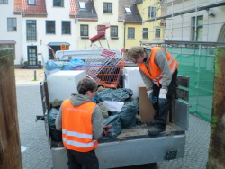 Frühjahrsputz in der östlichen Altstadt