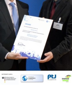 Urkundenübergabe Masterplan 100% Klimaschutz
