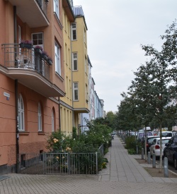 Vorgarten in der Klosterbachstraße 21