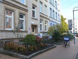 Vorgarten in der Margaretenstraße 50