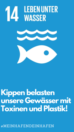 Belastung von Gwässern durch Zigarettenkippen