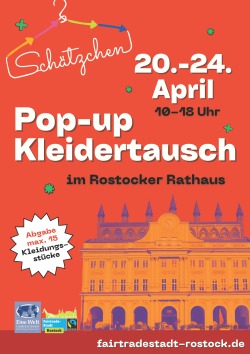 Plakat - Schätzchen-Pop-up-Kleidertausch vom 20. bis 24. April 2026 im Rathaus 