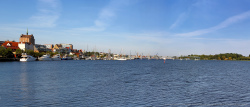Visualierung der Warnowbrücke (Arbeitsstand: 09.09.2020)
